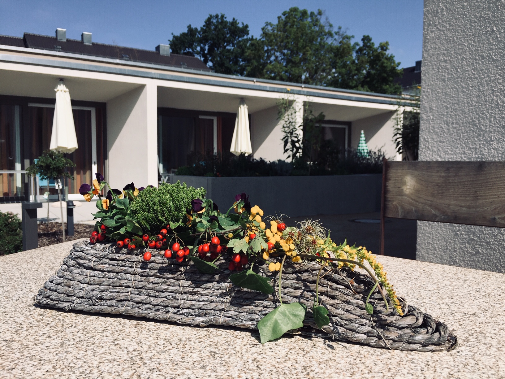 Herbstdeko im Hospizgarten, Foto Susanne Reitz