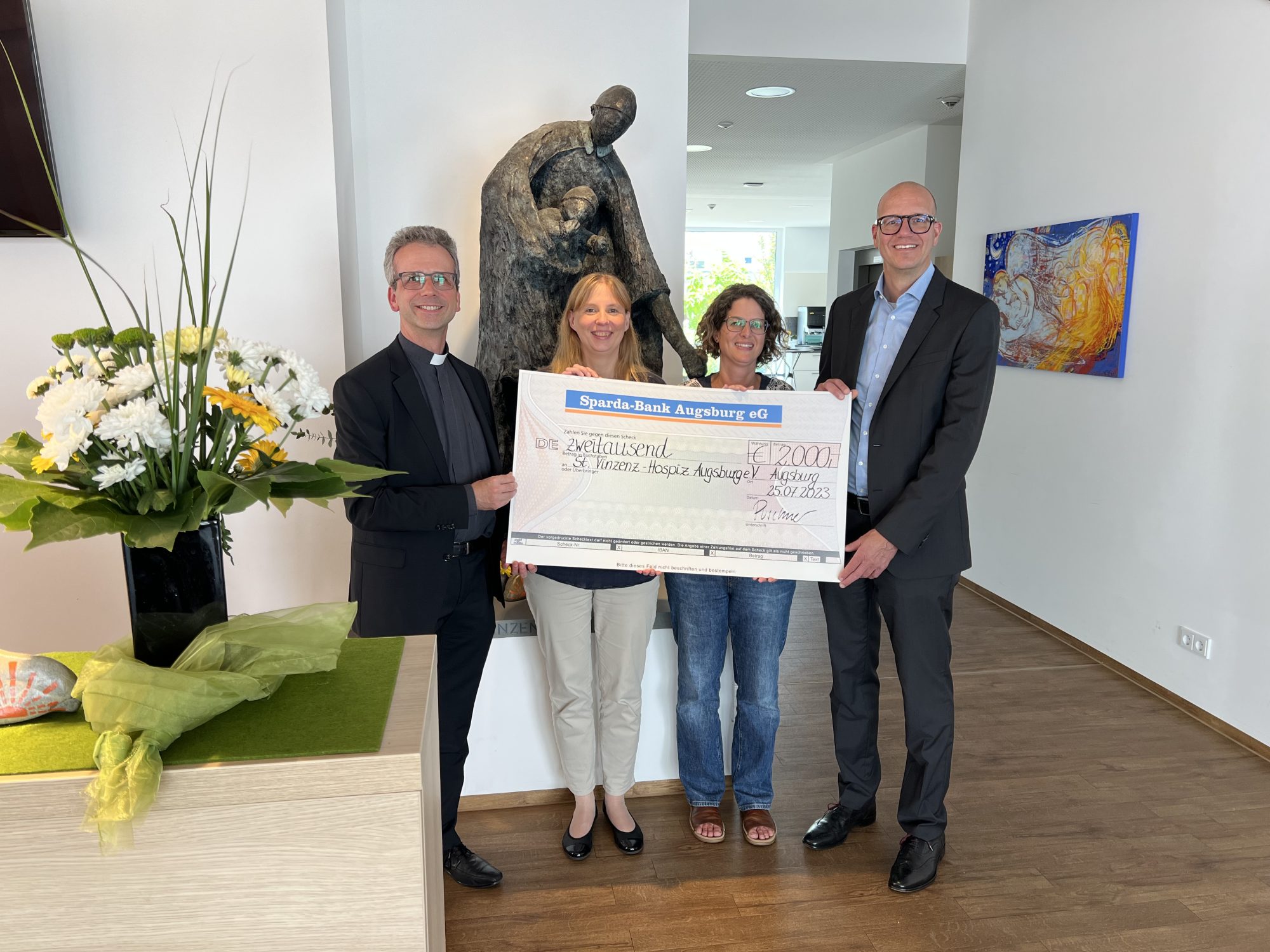 Pressefoto Spendenübergabe