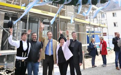 Richtfest für den Neubau