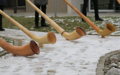 Besuch der Loderberger Alphornbläser