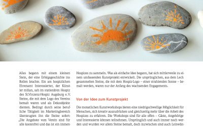 Bericht über Künstlergruppe im Bundeshospizanzeiger