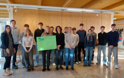 Spendenübergabe von Maria Stern Gymnasium an den St. Vinzenz-Hospiz Augsburg e.V.